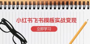 小红书飞书 模板实战变现:小红书快速起号,搭建一个赚钱的飞书模板-创新Ovo