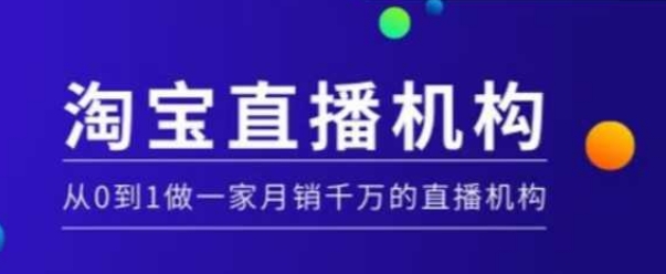 淘宝直播运营实操课【MCN机构】，从0到1做一家月销千万的直播机构-创新Ovo
