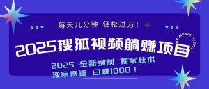 2025最新看视频躺赚项目:每天几分钟,轻松月入过万-创新Ovo