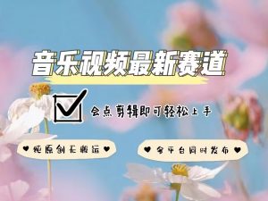 音乐视频赛道最新玩法，纯原创不违规，可所有平台同时发布，会点剪辑即可轻松拿捏-创新Ovo