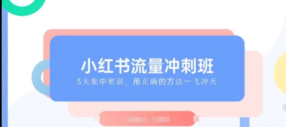 小红书流量冲刺班2025，最懂小红书的女人，快速教你2025年入局小红书-创新Ovo