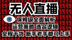 2025无人直播这么做就对了，保姆级全面解析，全程干货，新手老手都可上手-创新Ovo