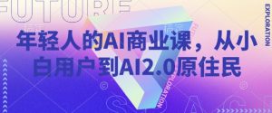 年轻人的AI商业课,从小白用户到AI2.0原住民-创新Ovo