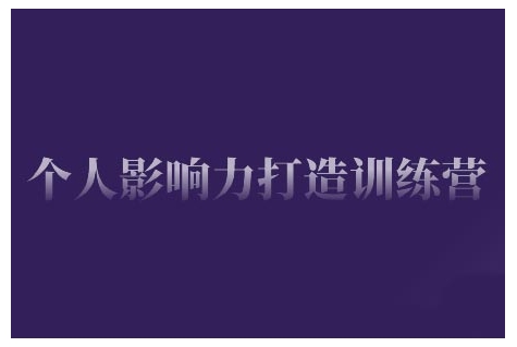 个人影响力打造训练营，掌握公域引流、私域运营、产品定位等核心技能，实现从0到1的个人IP蜕变-创新Ovo