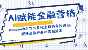 AI赋能金融营销:Deepseek与飞书多维表格的高效应用,提升金融行业的营销效率-创新Ovo