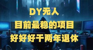 DY无人,目前最稳的项目,矩阵放大边旅游边赚钱,好好好干两年退休-创新Ovo