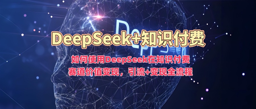 如何使用DeepSeek在知识付费赛道价值变现，引流+变现全流程-创新Ovo