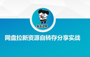 网盘拉新资源自动转存分享实战-创新Ovo