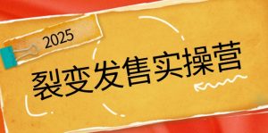 裂变发售实操营,全景解析裂变逻辑,打造动销新玩法,助力私域流量引爆-创新Ovo