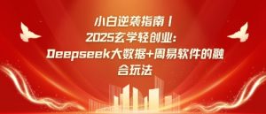 小白逆袭指南,2025玄学轻创业:Deepseek大数据+周易算法的融合玩法-创新Ovo