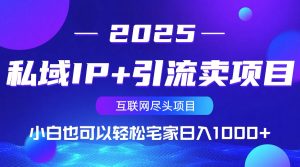 私域IP+引流卖项目,小白也可以做到轻松宅家日入1000+-创新Ovo