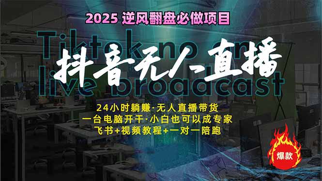 抖音无人直播新风口：轻松实现睡后收入，一人管理多设备，24小时不间断…-创新Ovo