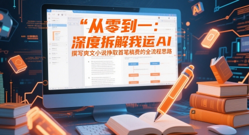 从零到一：深度拆解我运用AI撰写爽文小说挣取首笔稿费的全流程思路-创新Ovo