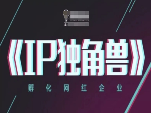 IP独角兽，孵化网红企业，ip教程-创新Ovo