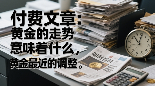 付费文章：黄金的走势意味着什么，如何看待黄金最近的调整-创新Ovo