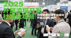 2025外贸流程开发社媒全攻略,利用免费社媒平台成功开发过百位客户-创新Ovo