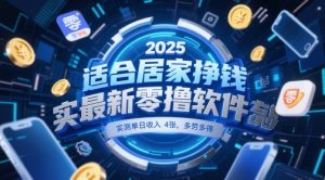 适合居家挣钱2025最新零撸软件，实测单日收入4张，多劳多得 一部手机即可操作【揭秘】-创新Ovo