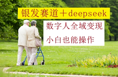 银发赛道+deepseek数字人全域变现，小白也能操作-创新Ovo