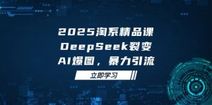 2025 淘系精品课，DeepSeek 裂变，AI 爆图，暴力引流-创新Ovo