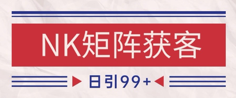 小红书某音NK赛道引流获客 自热矩阵日引200+【揭秘】-创新Ovo