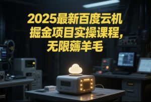 2025最新百度云机掘金项目实操课程单窗口保底5-10元月收益单窗口150+【揭秘】-创新Ovo