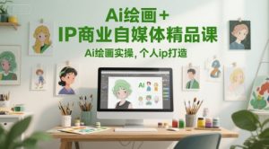 Ai绘画+IP商业自媒体精品课，Ai绘画实操，个人ip打造-创新Ovo
