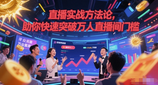 直播实战方法论，助你快速突破万人直播间门槛-创新Ovo
