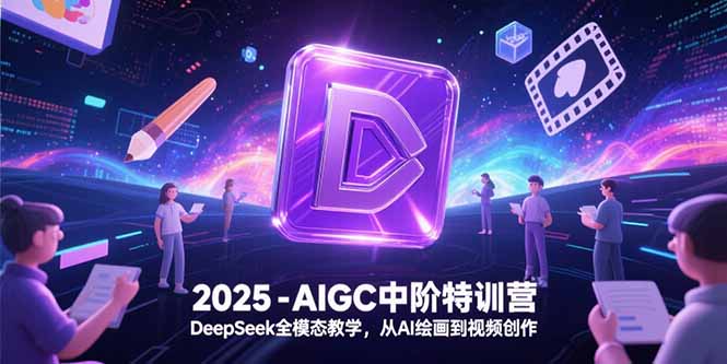 2025-AIGC中阶特训营，DeepSeek全模态教学，从AI绘画到视频创作-创新Ovo