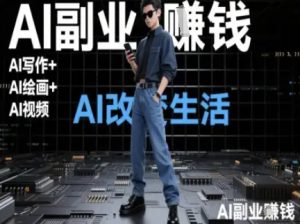 AI改变生活(Ai写作+AI绘画+Ai视频)，AI副业挣钱-创新Ovo