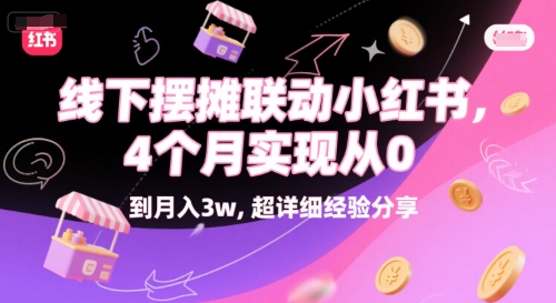 线下摆摊联动小红书，4 个月实现从 0 到月入3w，超详细经验分享-创新Ovo