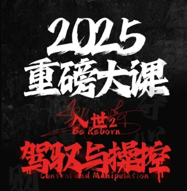 2025重磅大课，入世2，驾驭与控制-创新Ovo