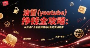 油管(youtube)挣钱全攻略:从开通广告收益到国内收款的实操指南-创新Ovo