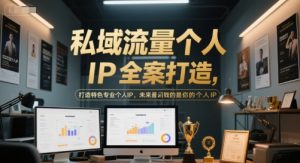 私域流量个人IP全案打造，打造特色专业个人IP，未来最值钱的是你的个人IP-创新Ovo