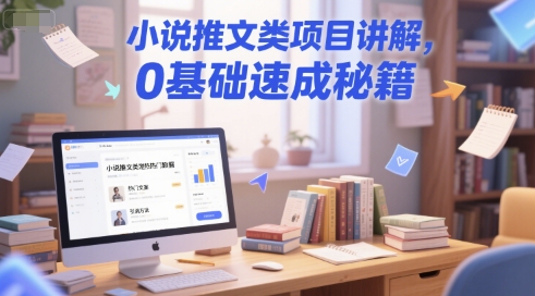 小说推文类项目讲解，0 基础速成秘籍-创新Ovo
