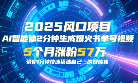 AI智能体2分钟一键生成爆火书单号原创视频，5个月涨粉57w，带你零代码1分钟搭建智能体-创新Ovo