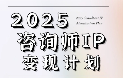 7天构建咨询师变现系统，2025咨询师IP变现计划训练营-创新Ovo