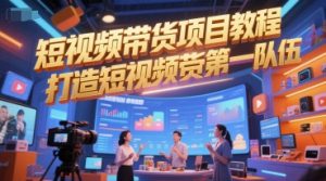短视频带货项目教程,打造短视频带货第一队伍-创新Ovo