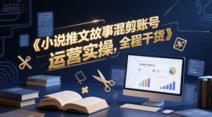小说推文故事混剪账号运营实操，全程干货-创新Ovo