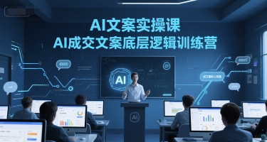 AI文案实操课，AI成交文案底层逻辑训练营-创新Ovo