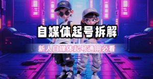 一天5张?自媒体起号完整拆解_新人自媒体起号必看【超详细攻略】-创新Ovo