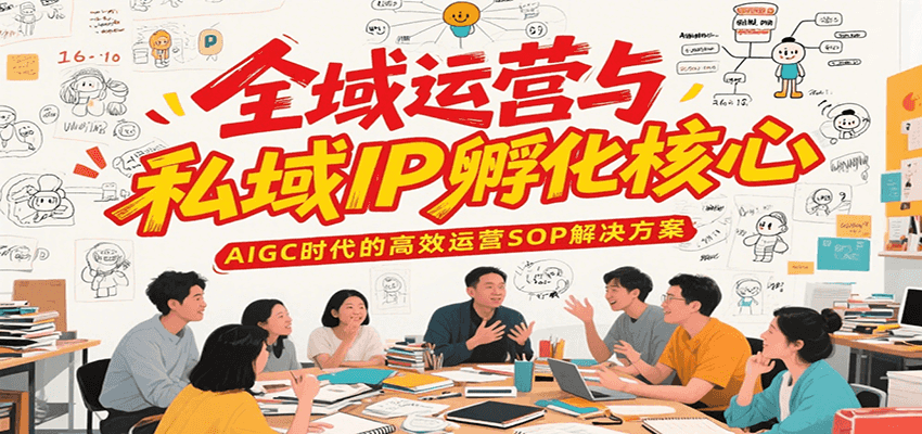 全域运营与私域IP孵化核心，AIGC时代的高效运营SOP解决方案-创新Ovo