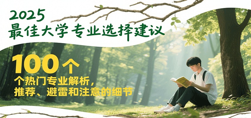 2025最佳大学专业选择建议，100个热门专业解析，推荐、避雷和注意的细节-创新Ovo
