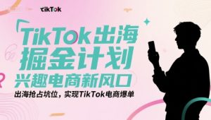 TikTok出海掘金计划，兴趣电商新风口，出海抢占坑位，实现TikTok电商爆单-创新Ovo