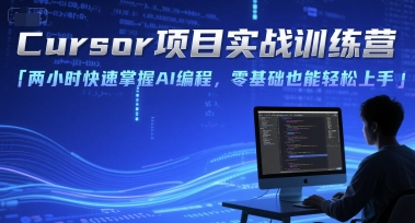 Cursor项目实战训练营，两小时快速掌握AI编程，零基础也能轻松上手-创新Ovo