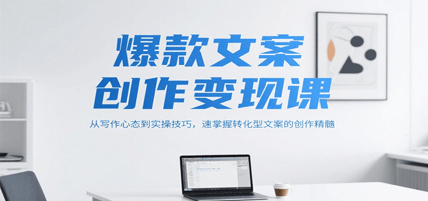 爆款文案创作变现课，从写作心态到实操技巧，速掌握转化型文案的创作精髓-创新Ovo
