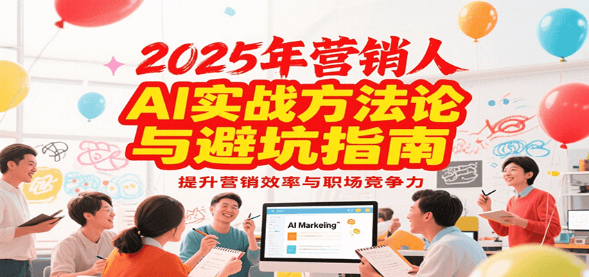 2025年营销实战方法论与避坑指南，利用AI提升营销效率与职场竞争力-创新Ovo