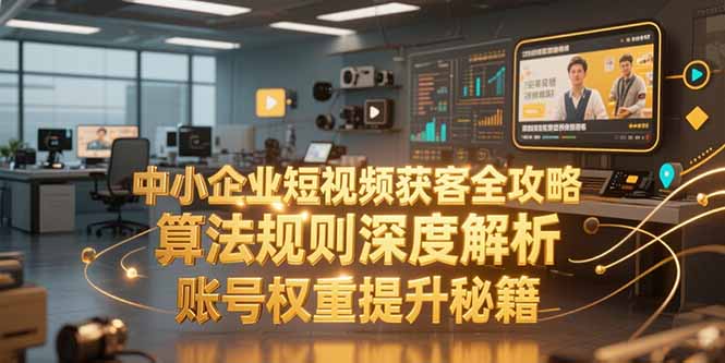 中小企业短视频获客全攻略，算法规则深度解析，账号权重提升秘籍-创新Ovo