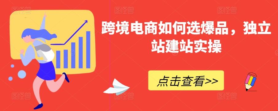 跨境电商如何选爆品，独立站建站实操-创新Ovo