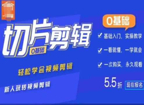 0基础IP切片剪辑，轻松学会视频剪辑，新人玩转视频剪辑-创新Ovo