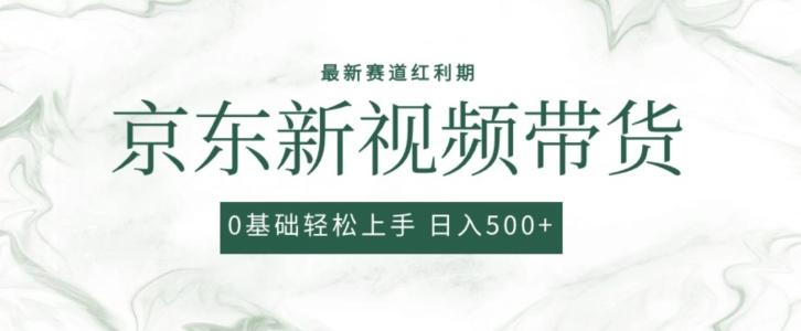 2024最新京东视频带货项目，最新0粉强开无脑搬运爆款玩法，小白轻松上手【揭秘】-创新Ovo